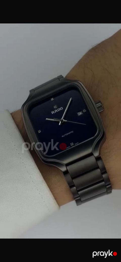 Rado avtomatik kişi qol saatı Rəngi Getmir - Korpus: kvadrat-aşınmış