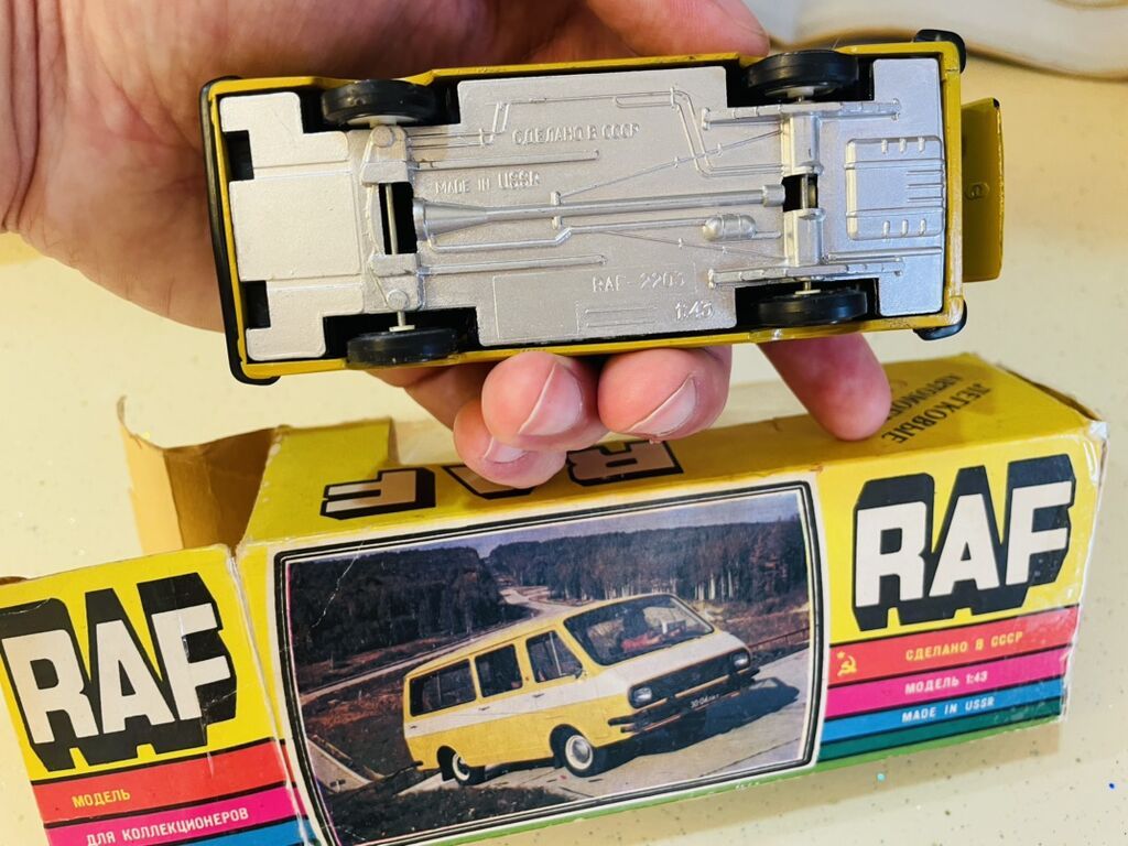 RAF 2203 “GAI” kolleksiya modeli – 1:43 - Orijinal sovet istehsalı — Mallar, Bakı (2)