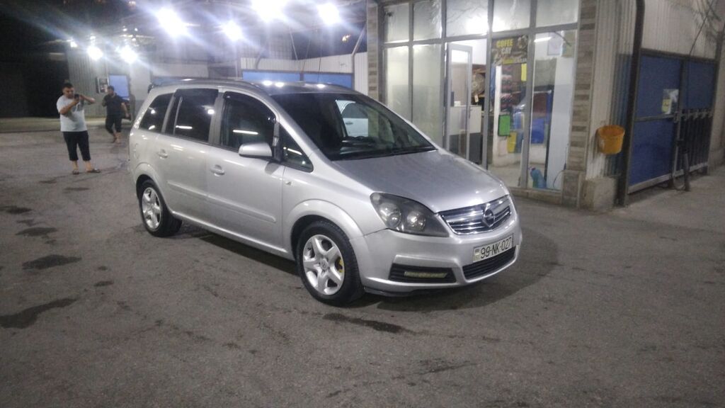 Opel Zafira, gümüşü rəng, 7 yerlik miniven.real aliciyam endirim — Avto, Saray (4)