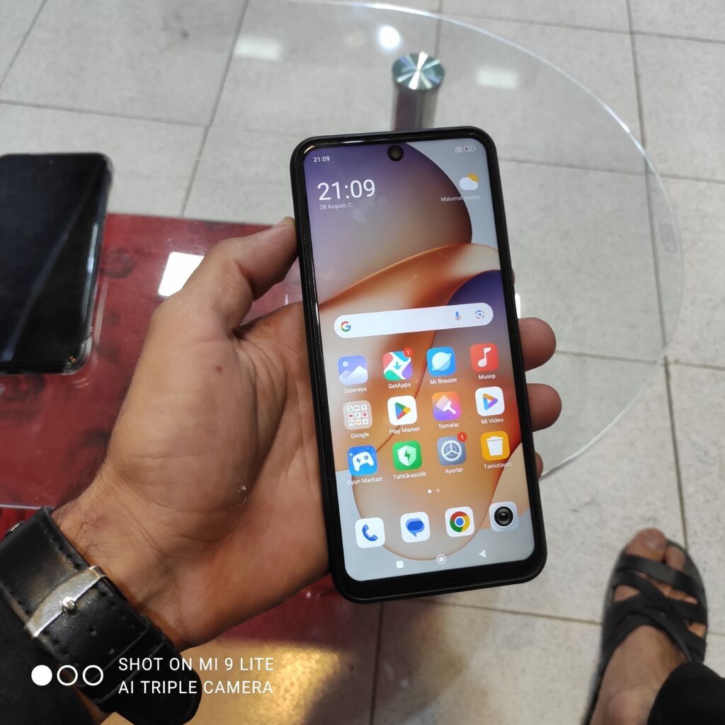 Redmi 12, 256 GB, rəng - Qara, Barmaq izi — Elektronika, Şirvan (2)