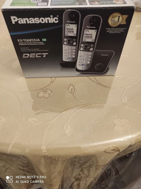 Panasonic KX-TG6812UA Dect simsiz telefon dəsti - Brend: Panasonic — Bakı