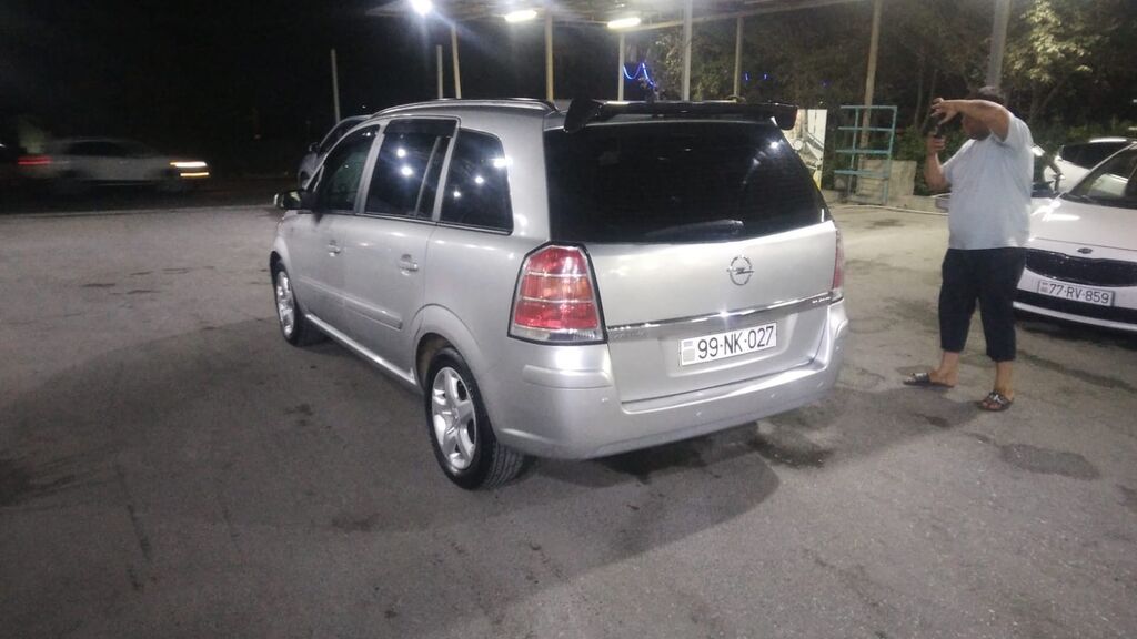 Opel Zafira, gümüşü rəng, 7 yerlik miniven.real aliciyam endirim — Avto, Saray (5)