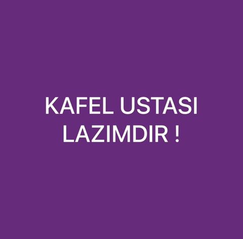 Kafel ustası tələb olunur Salam. Tecrubeli kafel metlax ustasi — Bakı