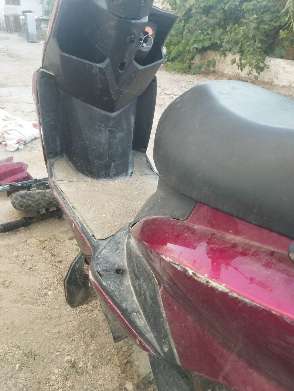 Demeli moped on hisseden qeza olunub yanlarında ciziglar var — Avto, Bakı (7)