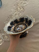 Porcelan bədii meyvə/şirniyyat qabı - Material: yüksək keyfiyyətli — Gülü