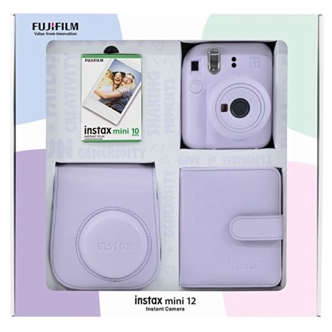 Fujıfılm Instax mini 12 instant kamera dəstı – pastel bənövşəyi — Bakı