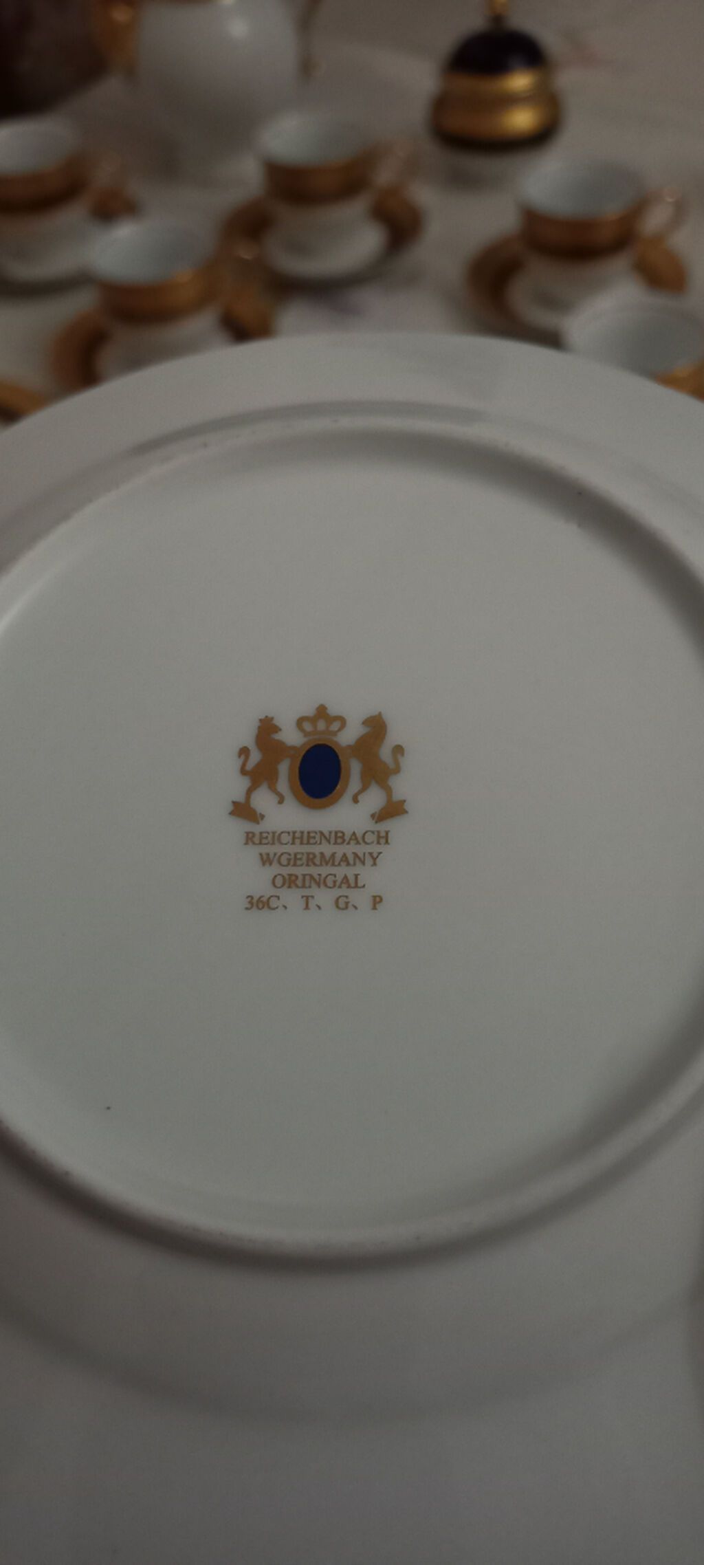 Çay dəsti, Reichenbach, 6 nəfərlik, Almaniya — Mallar, Bakı (4)