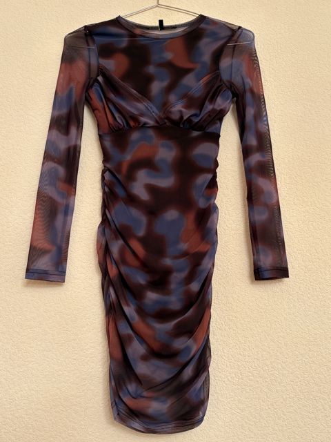 Axşam dress, XS ölçüsü, pattern