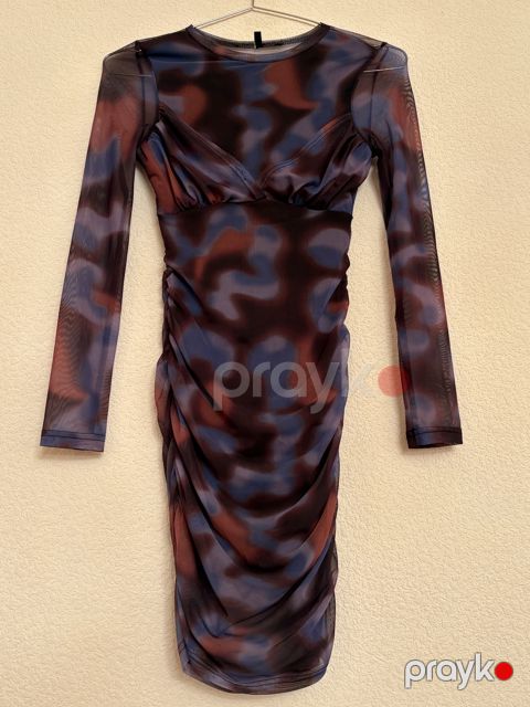 Axşam dress, XS ölçüsü, pattern