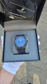 Yeni, Qol saatı, Hublot, rəng - Göy — Watches