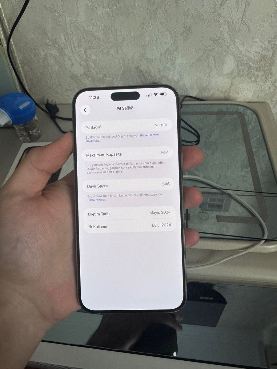 Apple iPhone 15 Pro Max Natural Titanium 256GB/8GB — Smartfonlar, Bakı (6)