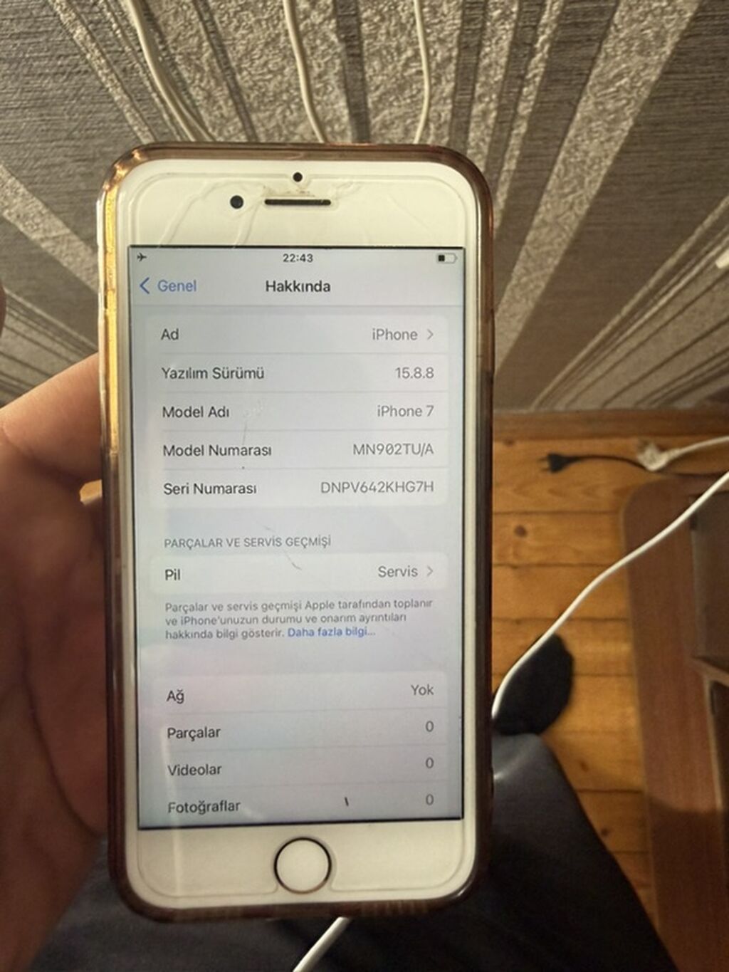 IPhone 7, 32 GB, Qızılı, Barmaq izi, Face ID — Apple iPhone, Bakı (4)