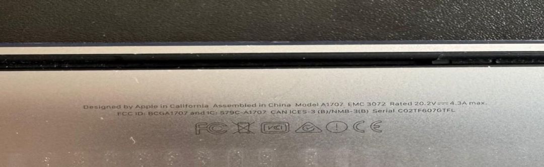 MacBook Pro 15” Retina (2016, A1707) — Elektronika, Bakı (4)