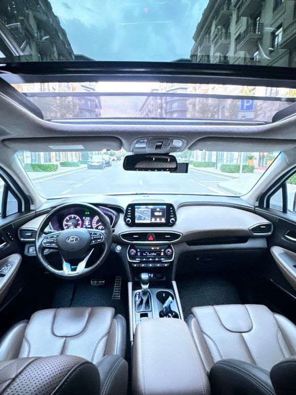 Hyundai Santa Fe, 2.0 L, 2018 il, 157 600 km — Avtomobillər, Bakı (11)