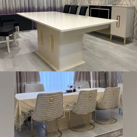 Masa dəsti satılır 770₼. ideal vəziyyətdə. 6 oturacağı var. ünvan — Mehdiabad