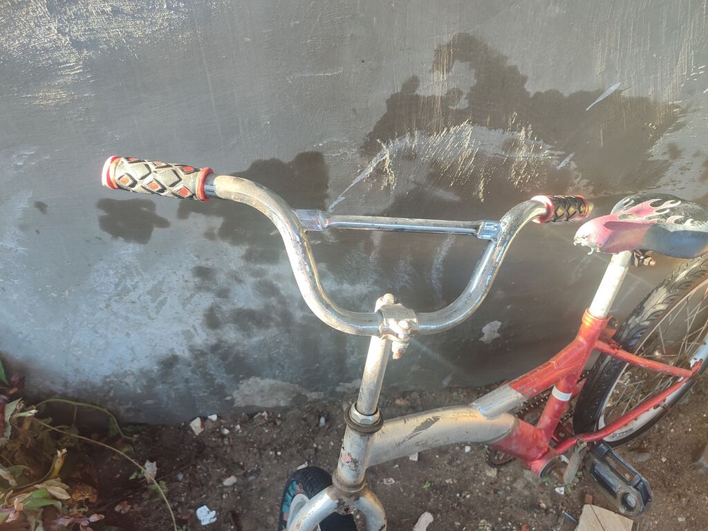 Uşaq/yeniyetmə velosipedi – BMX tərzində - Rəng: qırmızı-gümüş — Velosipedlər, Oğuz (3)