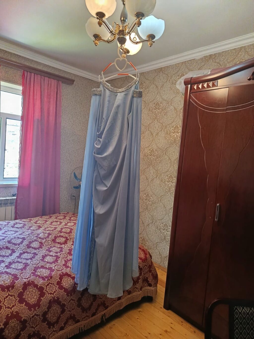 Zərif axşam/nişan/libas - Rəng: Açıq mavi (ice blue) - Model: Uzun — Şəxsi əşyalar, Xırdalan (2)