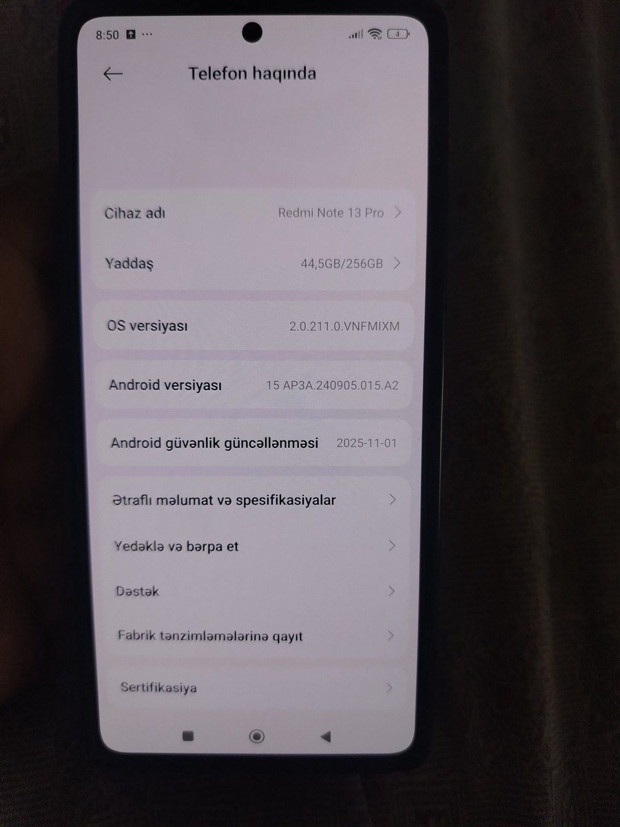 Xiaomi 13 Pro Ceramic Black 256GB/12GB — Smartfonlar, Bakı (3)