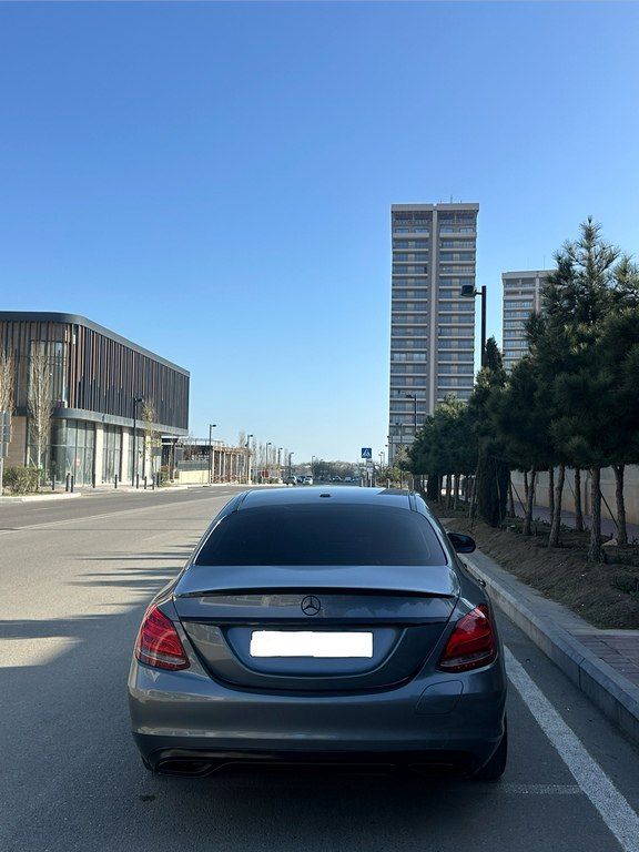 Mercedes C 300, 2.0 L, 2018 il, 145 000 km — Avtomobillər, Bakı (4)
