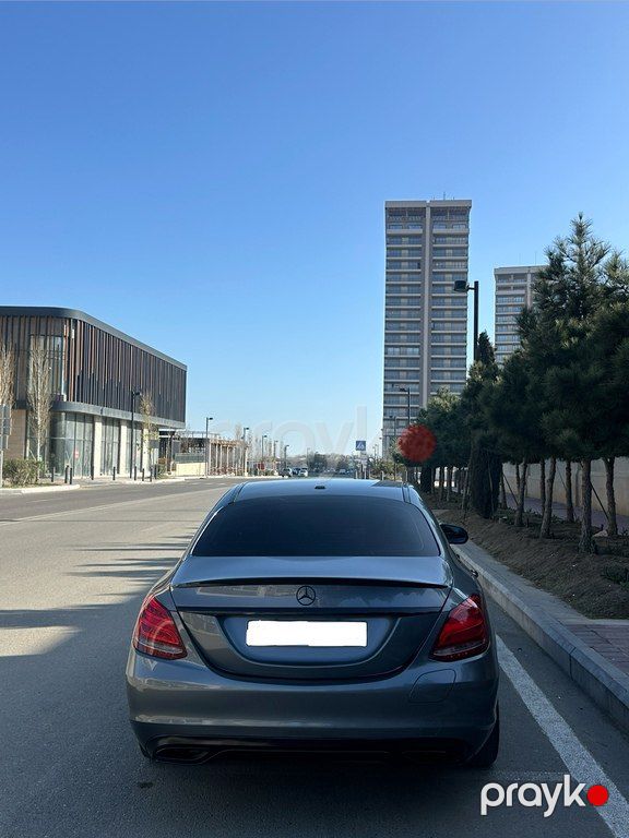 Mercedes C 300, 2.0 L, 2018 il, 145 000 km — Avtomobillər, Bakı (4)