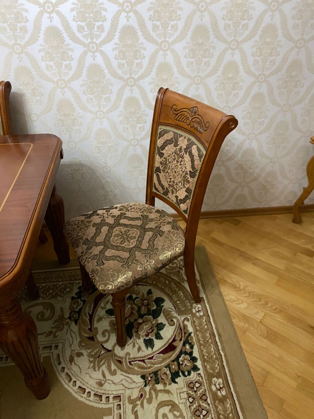 Qonaq otağı üçün, İşlənmiş, Açılan, 6 stul — Mebel, Saray (3)