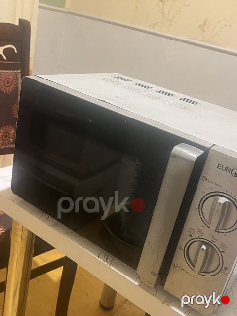 Mikrodalğalı soba Eurolux, Ayrıca dayanan, Mikrodalğalar ilə, rəng - Boz, İşlənmiş