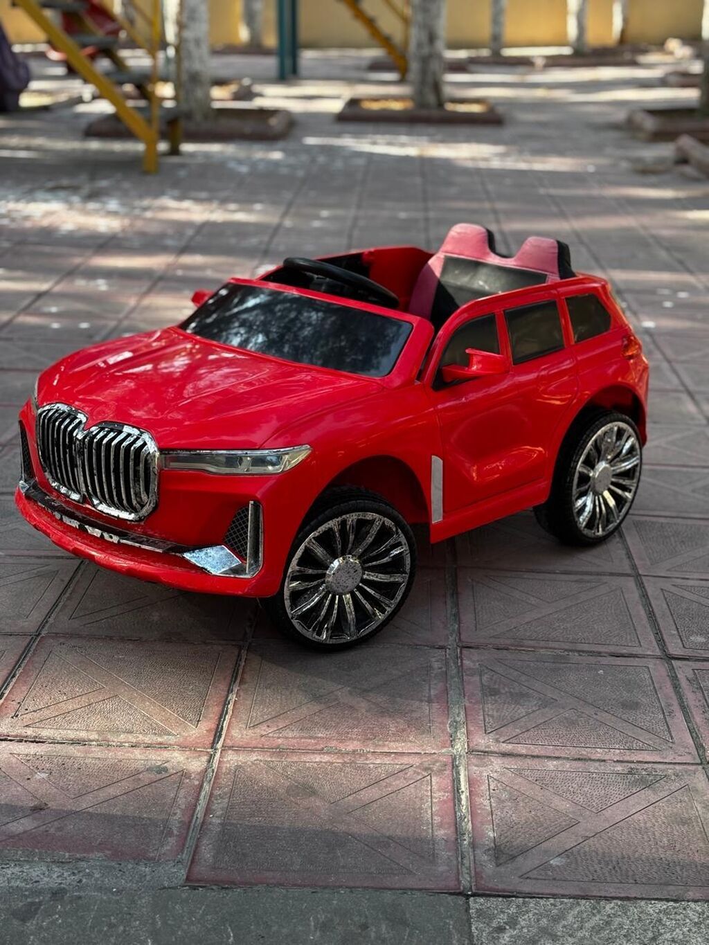 Uşaq elektrik maşını – YT-3588 model (qırmızı rəng) - Korpus: SUV — Mallar, Bakı (5)