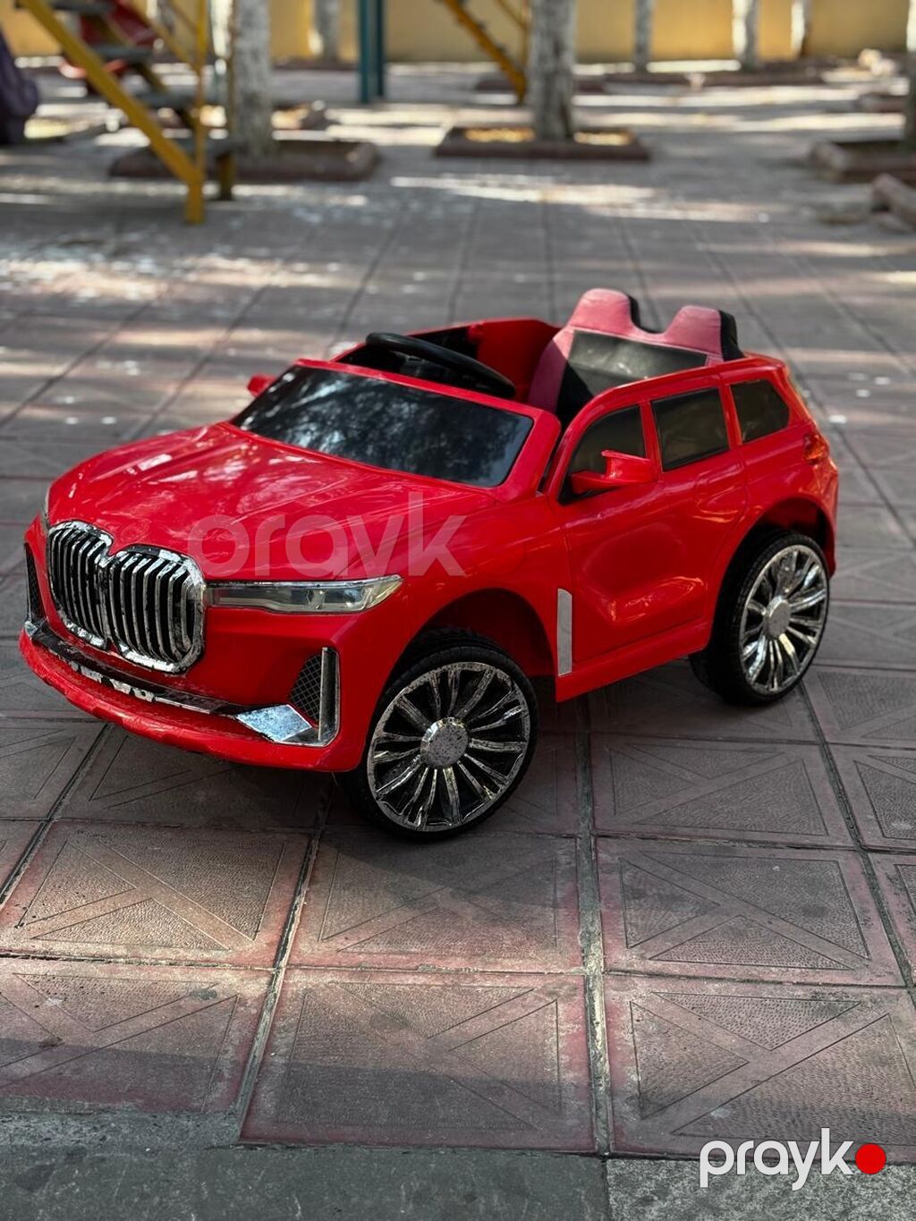 Uşaq üçün elektrikli maşın – qırmızı rəng, SUV üslubu Xüsusiyyətlər — Uşaq avtomobilləri, Bakı (2)
