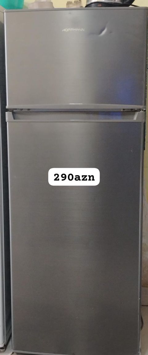 Hoffmann ikiqapılı soyuducu - Rəng: inox/gümüşü - Üst bölmə — Bakı