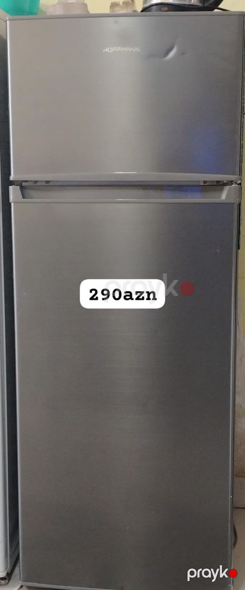 Hoffmann ikiqapılı soyuducu - Rəng: inox/gümüşü - Üst bölmə