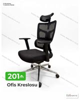 Erqonomik Ofis Kreslosu - Tənzimlənən başlıq və bel dəstəyi: mesh — Goods