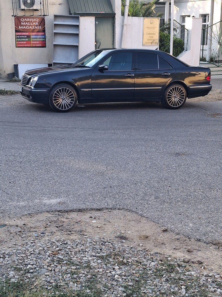 Mercedes E 200, 2.0 L, 2000 il, 350 000 km — Avtomobillər, Bakı (6)