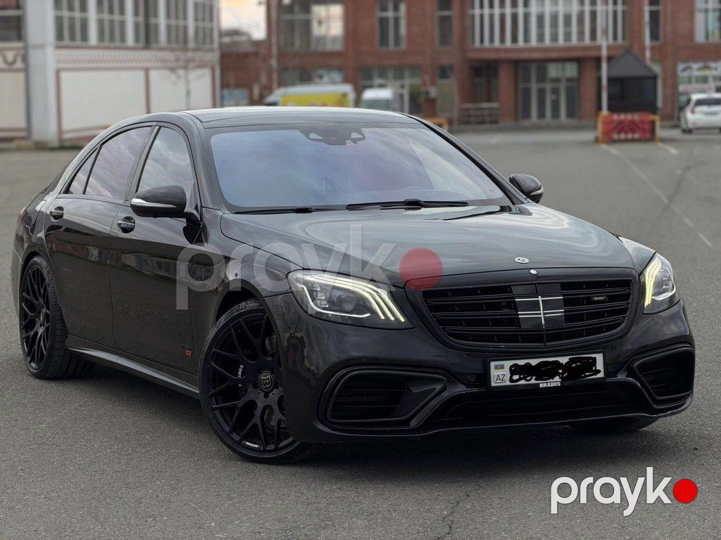 Mercedes S 63 AMG 4MATIC, 5.5 L, 2017 il, 148 000 km — Avtomobillər, Gəncə (9)