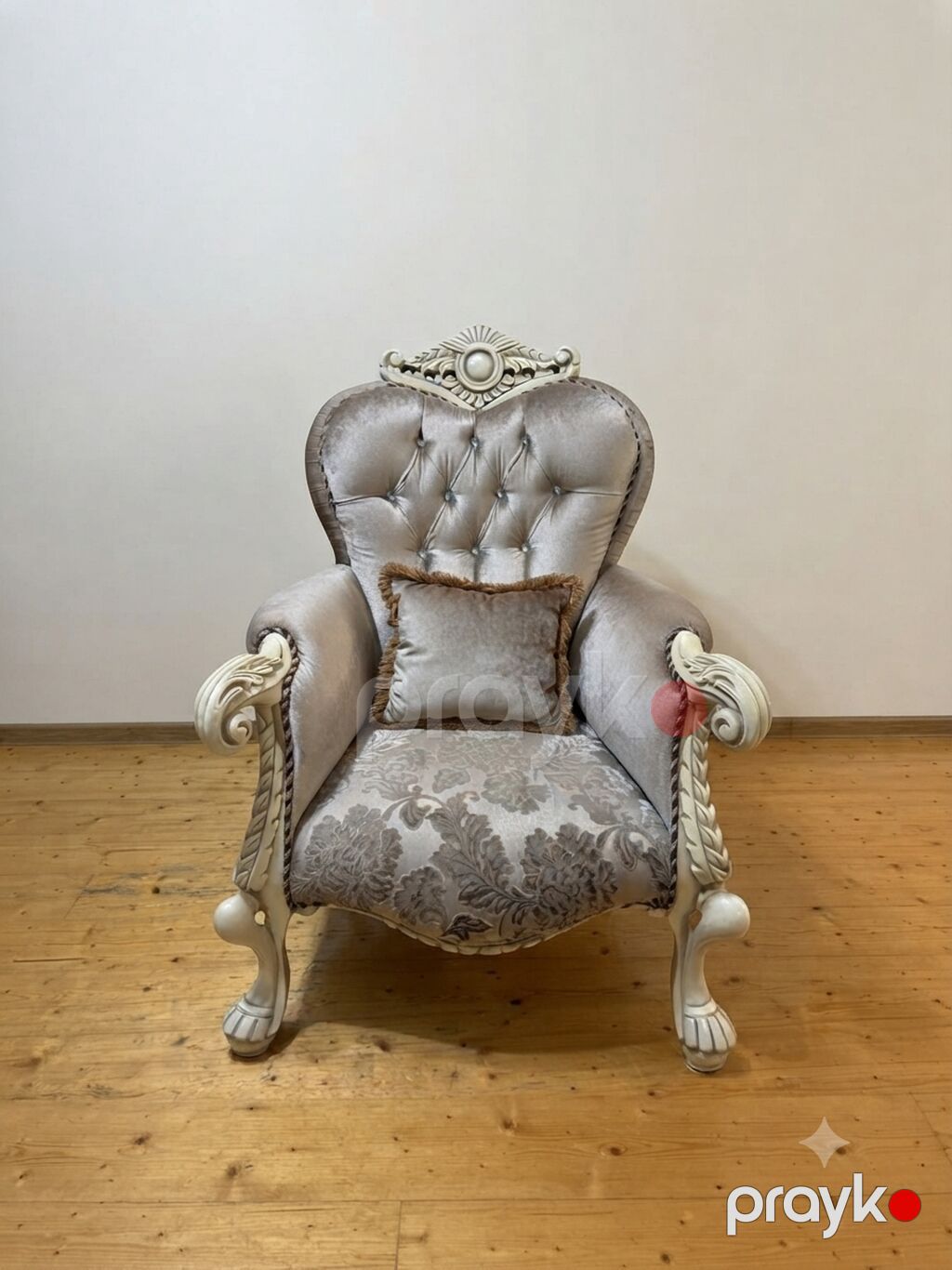 Klassik üslubda salon dəsti - Tərkib: 1 böyük üç nəfərlik divan + 1 — Mebel, Xırdalan (3)