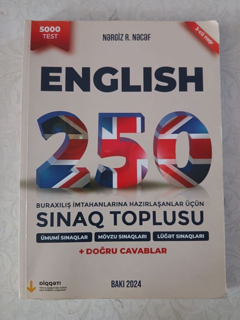 Ingilis dili üzrə buraxlış imtahanına hazırlaşanlar üçün sınaqlar — Bakı