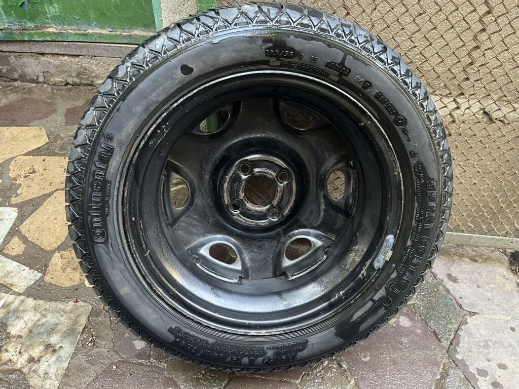 Continental təkər və polad disk, zapaskadi4 bolt - Brend — Avto, Bakı (5)