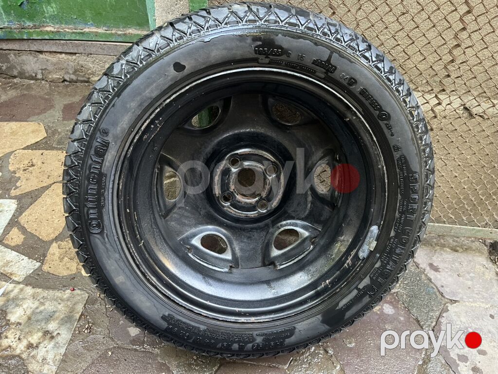 Continental təkər və polad disk, zapaskadi4 bolt - Brend — Avto, Bakı (5)