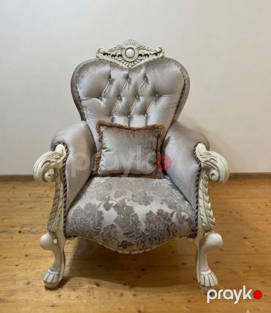 Klassik üslubda salon dəsti - Tərkib: 1 böyük üç nəfərlik divan + 1 — Mebel, Xırdalan (2)