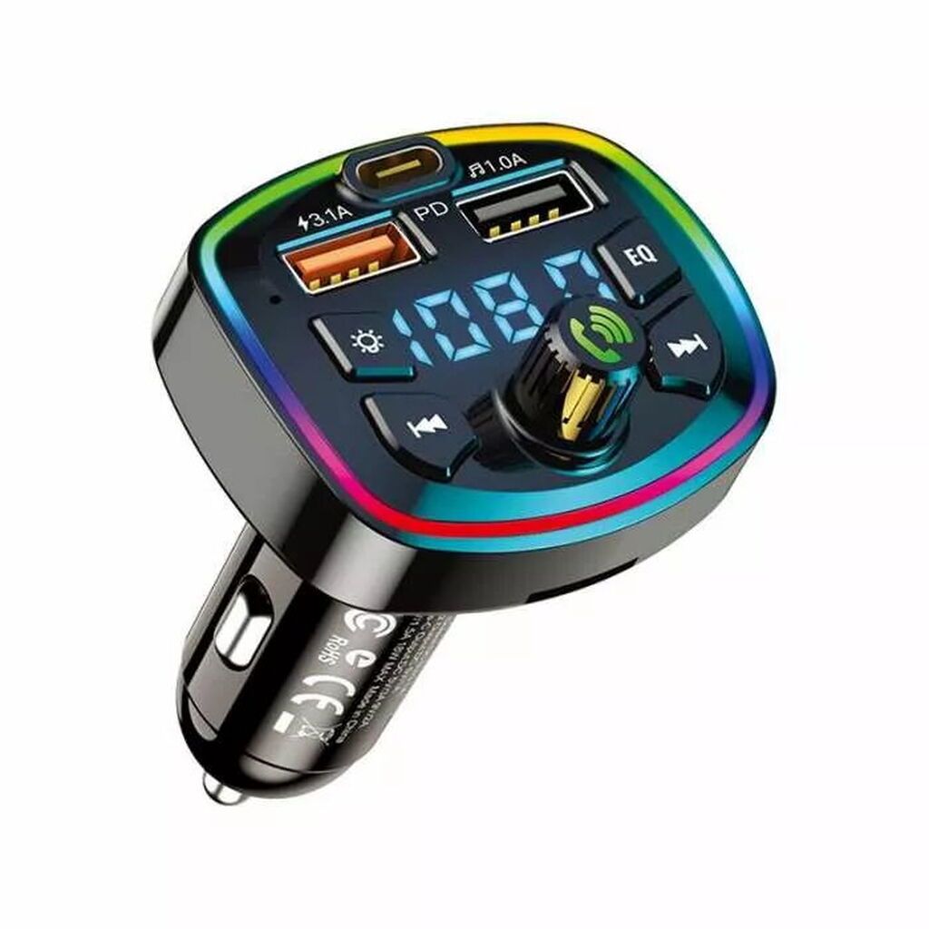 Kateqoriya: Avto cihazlar KSC-851 Kakusıga FM Transmitter – Bluetooth — Elektronika, Bakı (2)