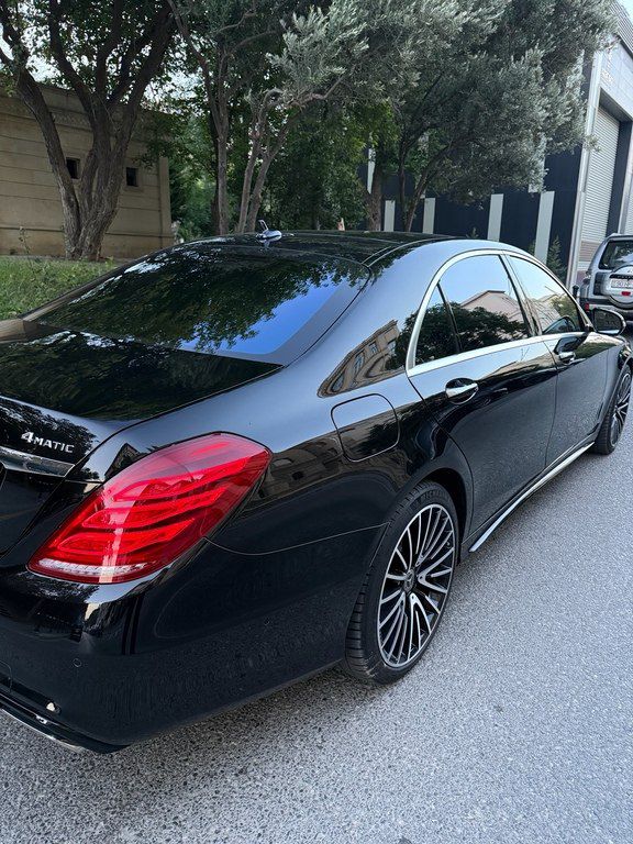 Mercedes S 500 4MATIC, 4.7 L, 2014 il, 130 000 km — Avtomobillər, Bakı (4)