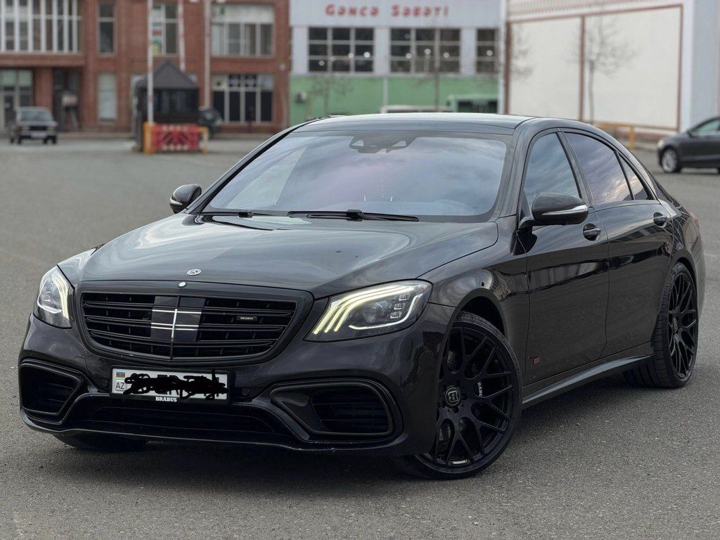 Mercedes S 63 AMG 4MATIC, 5.5 L, 2017 il, 148 000 km — Avtomobillər, Gəncə (8)