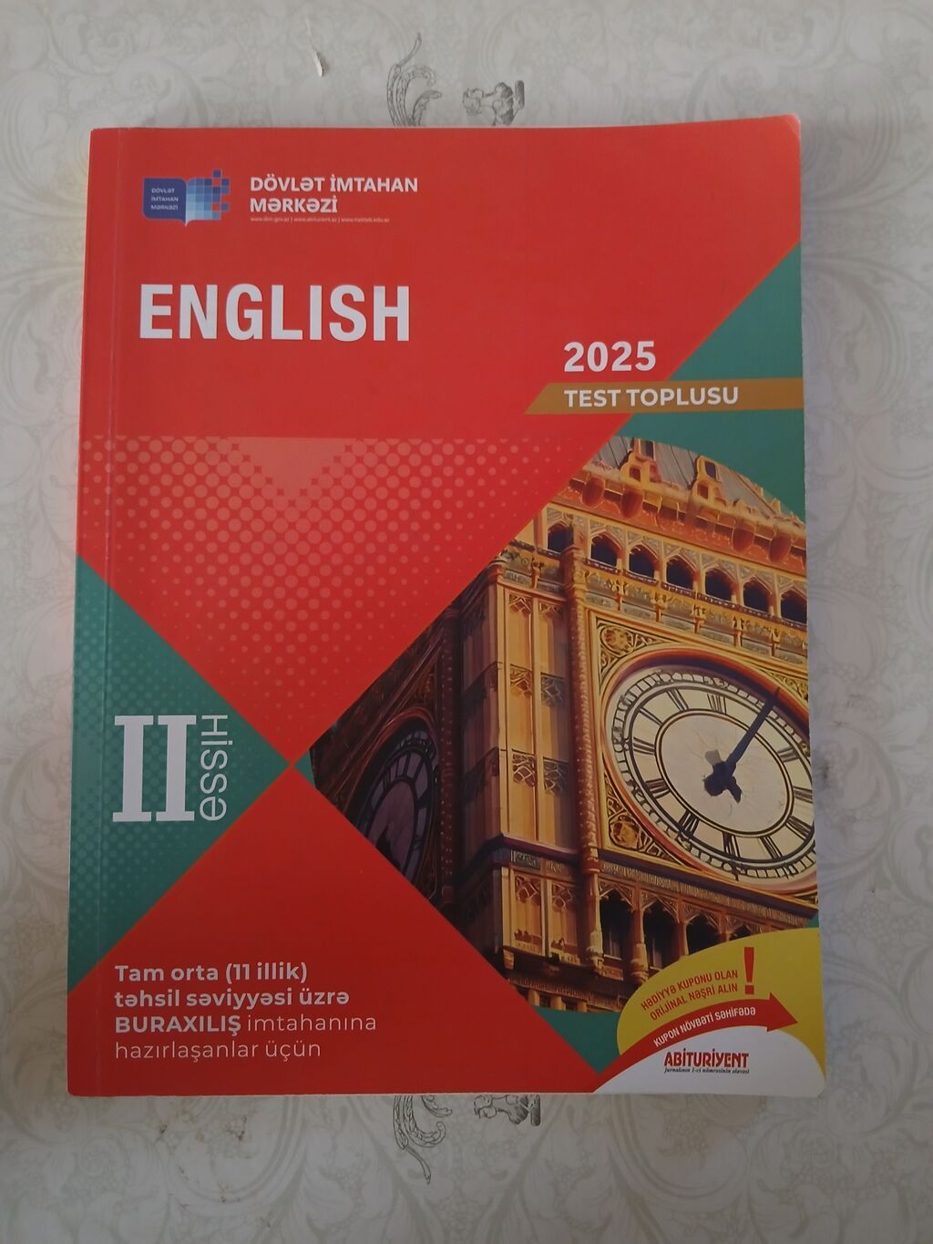 İngilis dili Testlər 11-ci sinif, DİM, 2-ci hissə — Kitablar və jurnallar, Bakı