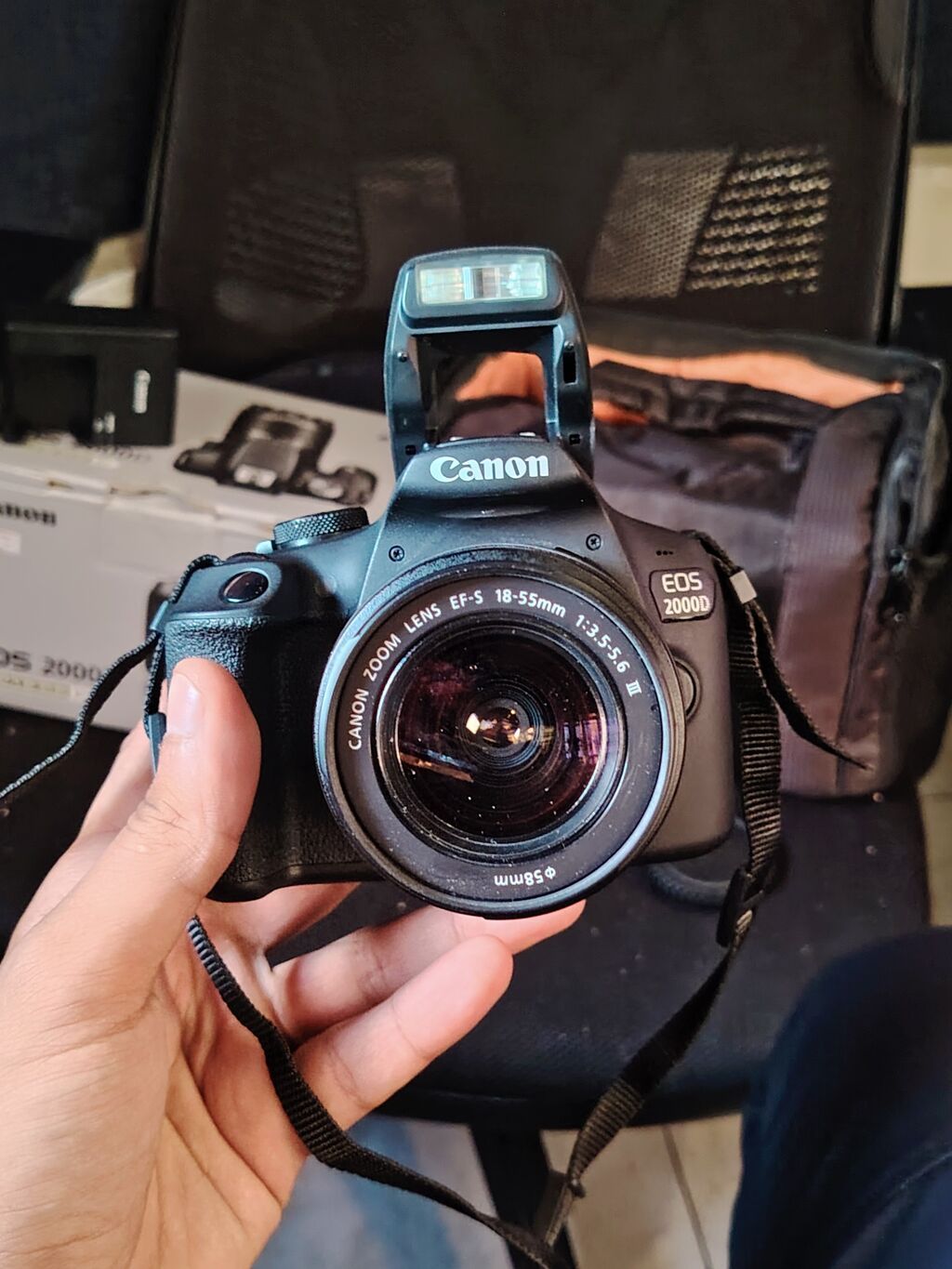 Canon EOS 2000D Dslr fotoaparat – EF‑S 18‑55mm III kit Xüsusiyyətlər — Elektronika, Bakı (4)