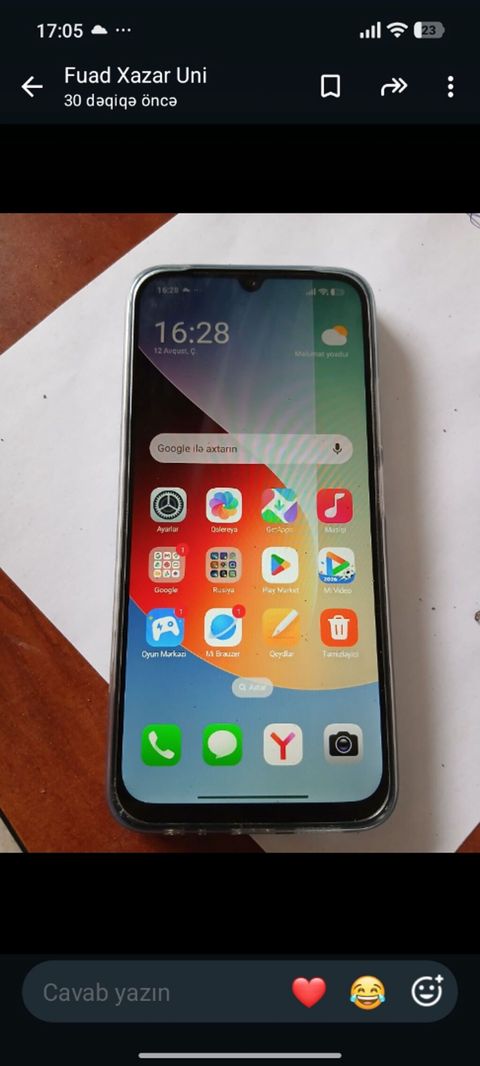 Xiaomi rəng - Göy, Barmaq izi — Bakı