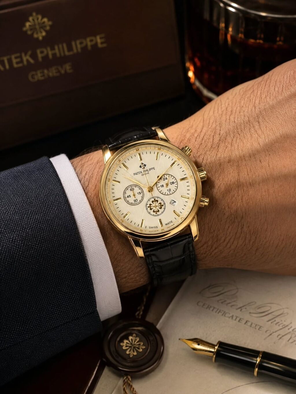 Yeni, Qol saatı, Patek Phillipe, rəng - Qara — Qol saatları, Bakı (6)