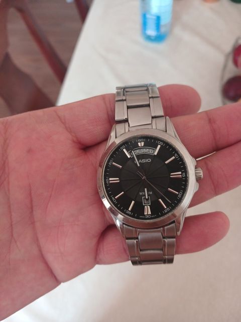 Casio kişi qol saatı - Korpus və bilərzik: paslanmayan polad, klassik — Masazır