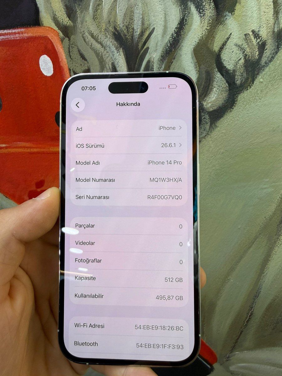 Apple iPhone 14 Pro Silver 512GB/6GB — Smartfonlar, Bakı (4)