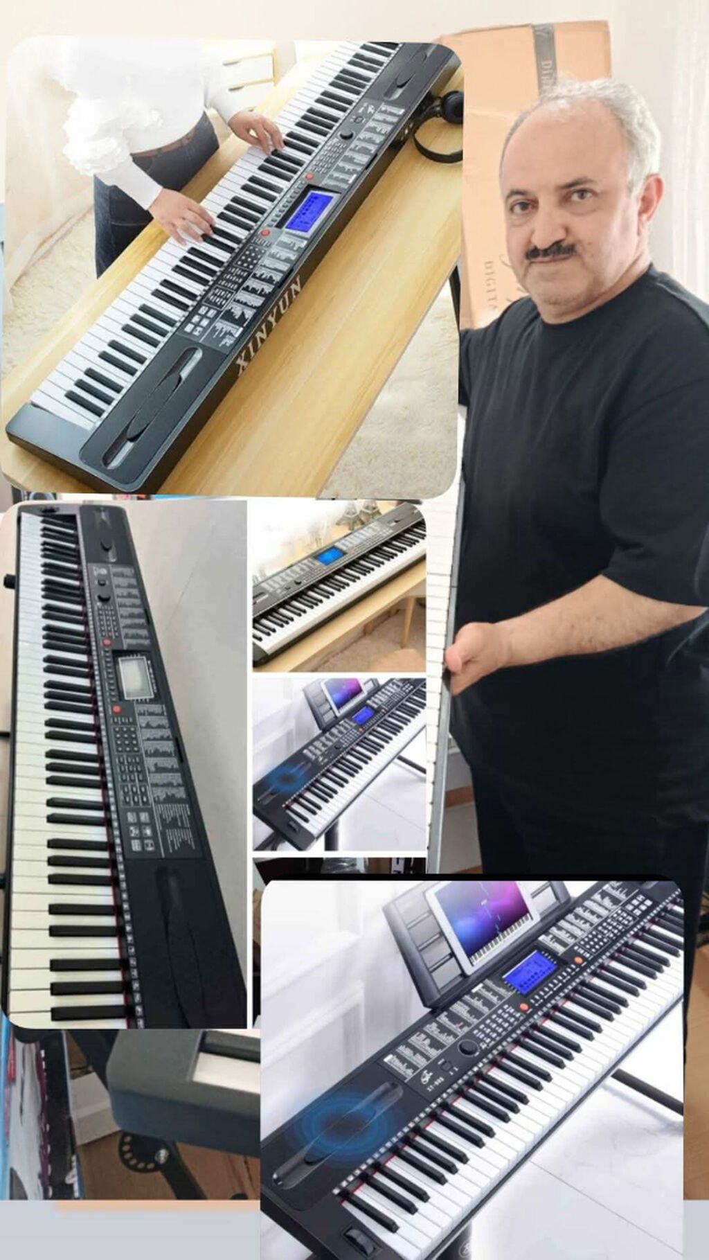 Hədiyyə üçün ideal seçimdir. Təzə Upakofka. Elektro Piano 88 klaviş — Mallar, Bakı (5)