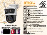Imou üç linzalı Wi-Fi kamerası Cruiser Triple 11 MP (IPC-S7UP-11MOWED) — Smart Homes — Ağıllı ev və təhlükəsizlik