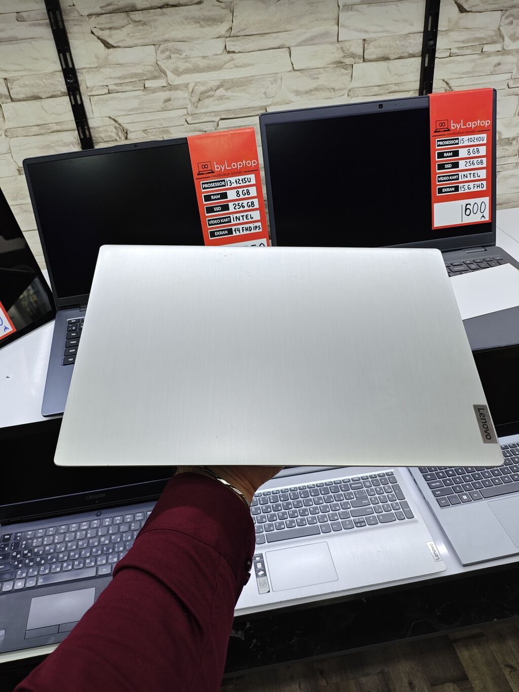 Lenovo noutbuk – nazik və yüngül alüminium gövdə, gündəlik iş və — Lenovo, Bakı (3)
